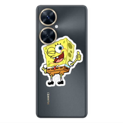 Huawei Nova 11i spongebob2 Transparent Silicone TPU Θήκη