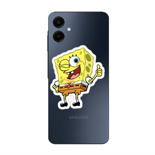 Samsung A06 spongebob2 Transparent Silicone TPU Θήκη