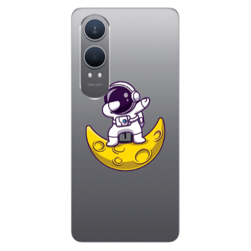 Oneplus Nord Ce 4 lite Astronaut on the moon Transparent Silicone TPU Θήκη