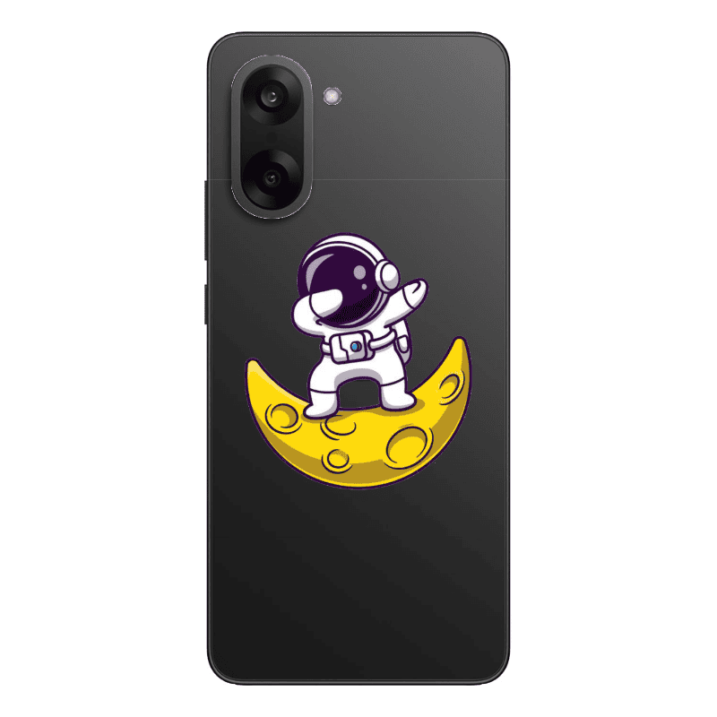 Oneplus Nord CE 5 Astronaut on the moon Transparent Silicone TPU Θήκη