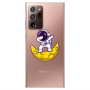 Samsung Note 20 Plus Astronaut on the moon Transparent Silicone TPU Θήκη