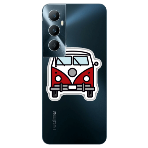 Realme C65 Minibus Transparent Silicone TPU Θήκη