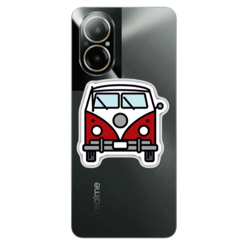Realme C67 Minibus Transparent Silicone TPU Θήκη
