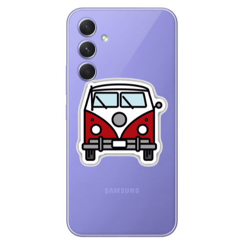 Samsung A56 Minibus Transparent Silicone TPU Θήκη