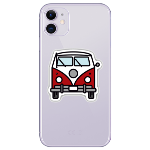 Apple iPhone 11  Minibus Transparent Silicone TPU Θήκη