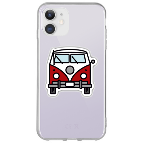 Apple iPhone 12 Minibus Transparent Silicone TPU Θήκη