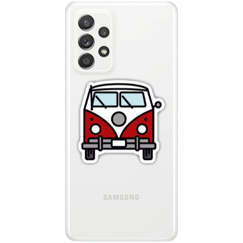 Samsung A53 Minibus Transparent Silicone TPU Θήκη
