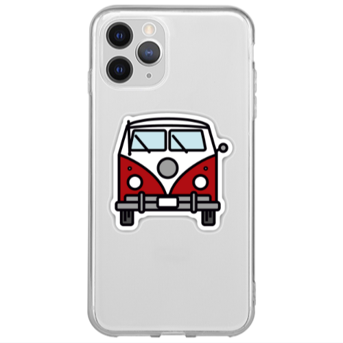 Apple iPhone 13 Pro Minibus Transparent Silicone TPU Θήκη