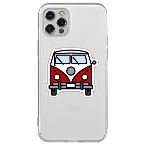 Apple iPhone 12 Pro Minibus Transparent Silicone TPU Θήκη