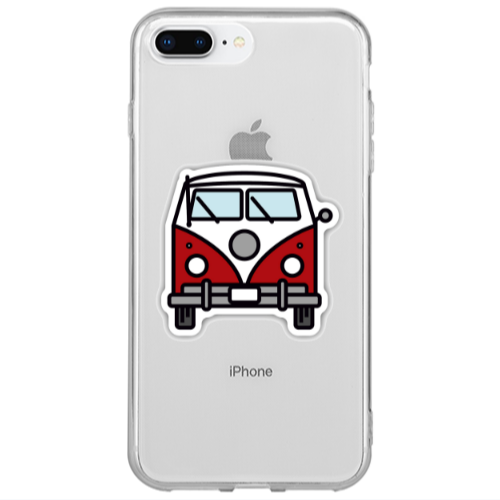 Apple iPhone 7 Plus Minibus Transparent Silicone TPU Θήκη