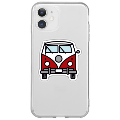 Apple iPhone 12 Mini Minibus Transparent Silicone TPU Θήκη