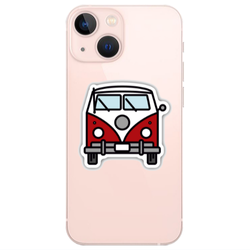 Apple iPhone 13 Mini Minibus Transparent Silicone TPU Θήκη