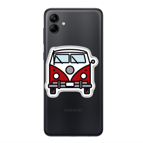 Samsung A04 Minibus Transparent Silicone TPU Θήκη