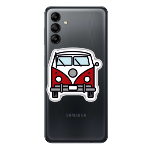 Samsung A04S Minibus Transparent Silicone TPU Θήκη