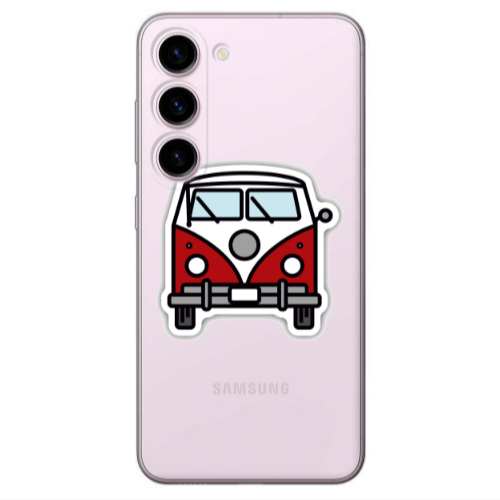Samsung S23 Plus Minibus Transparent Silicone TPU Θήκη