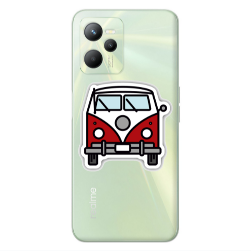 Realme C35 Minibus Transparent Silicone TPU Θήκη