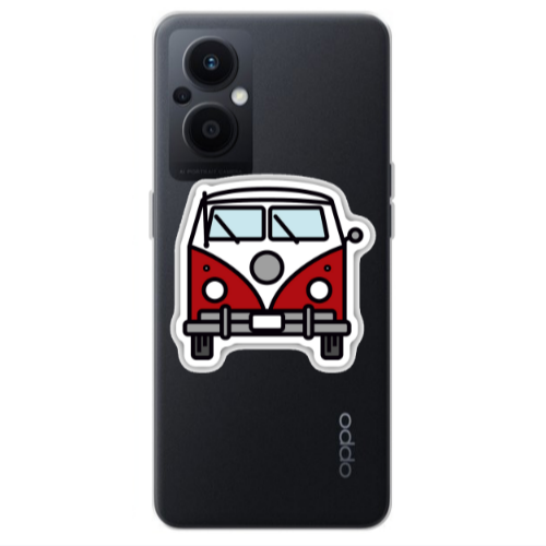 Oppo Reno 7 Lite Minibus Transparent Silicone TPU Θήκη