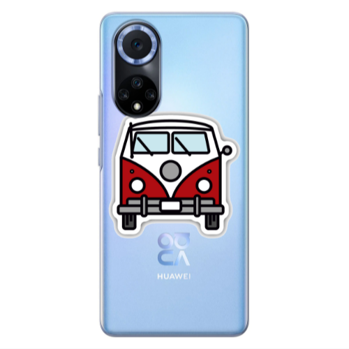 Huawei Nova 9 Minibus Transparent Silicone TPU Θήκη
