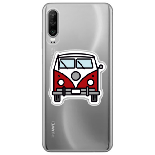 Huawei P30 Minibus Transparent Silicone TPU Θήκη