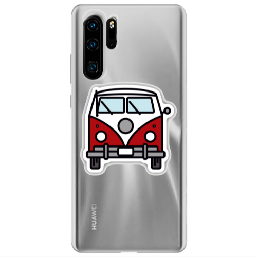 Huawei P30 Pro Minibus Transparent Silicone TPU Θήκη