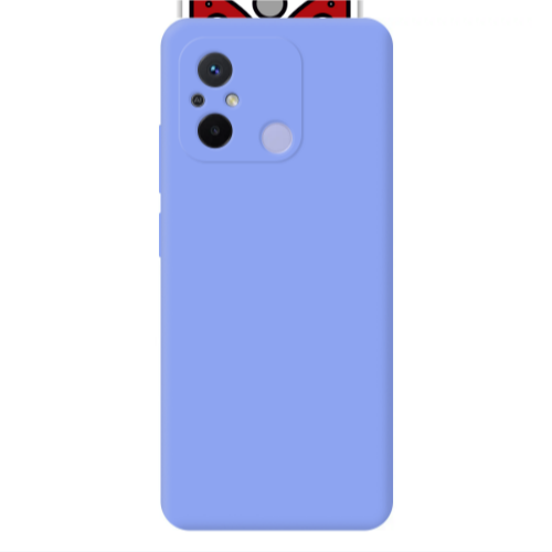 Xiaomi Redmi 12C Minibus Light Purple Colored Silicone TPU Θήκη
