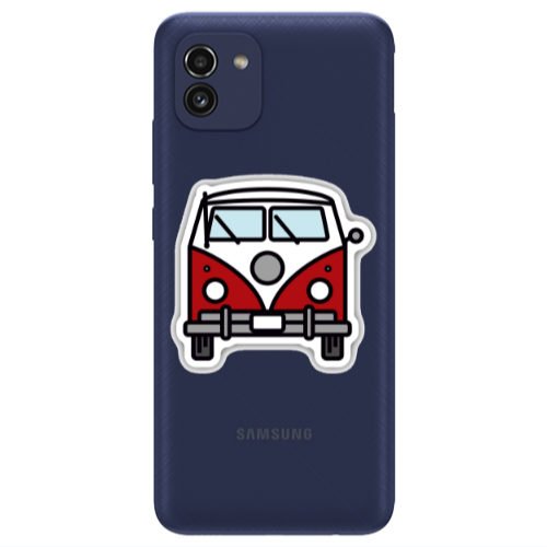 Samsung A03 Minibus Transparent Silicone TPU Θήκη