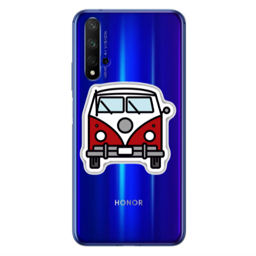 Huawei Nova 5 T Minibus Transparent Silicone TPU Θήκη
