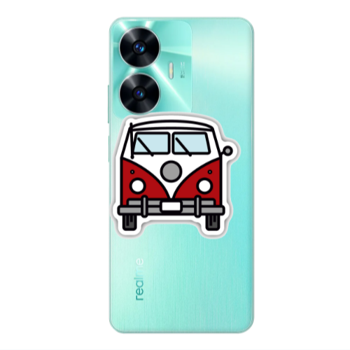 Realme C55 Minibus Transparent Silicone TPU Θήκη