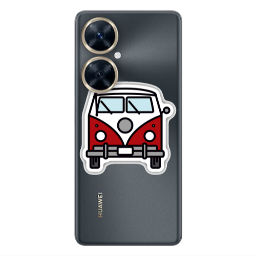 Huawei Nova 11i Minibus Transparent Silicone TPU Θήκη