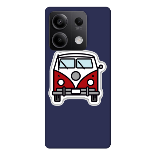Xiaomi Redmi Note 13Pro 5G Minibus Dark blue Colored Silicone TPU Θήκη