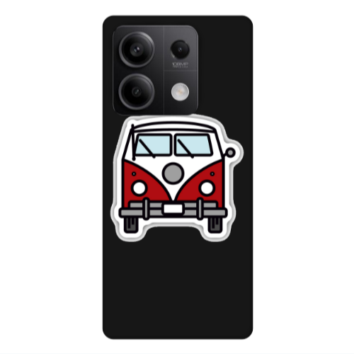Xiaomi Redmi Note 13Pro 5G Minibus Black Colored Silicone TPU Θήκη