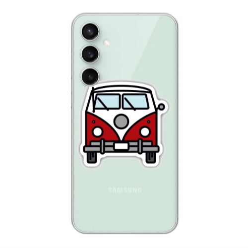 Samsung S24 FE Minibus Transparent Silicone TPU Θήκη