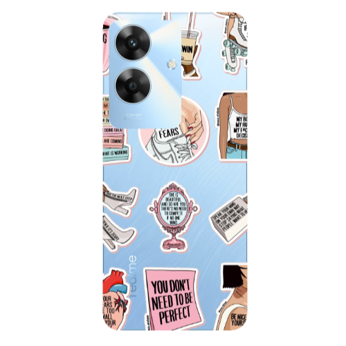 Realme Note 60 Everything will be okay Transparent Silicone TPU Θήκη