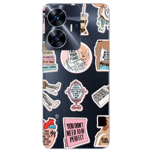 Realme Note 50 Everything will be okay Transparent Silicone TPU Θήκη