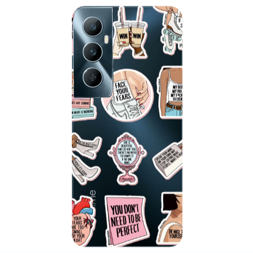 Realme C65 Everything will be okay Transparent Silicone TPU Θήκη
