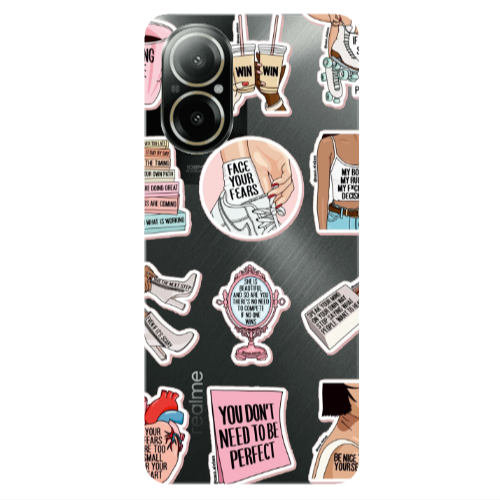 Realme C67 Everything will be okay Transparent Silicone TPU Θήκη