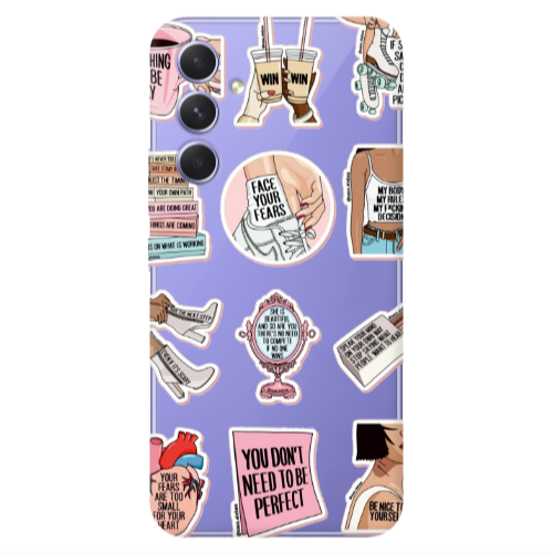 Samsung A56 Everything will be okay Transparent Silicone TPU Θήκη