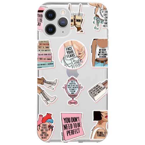Apple iPhone 11 Pro Everything will be okay Transparent Silicone TPU Θήκη