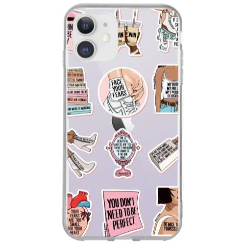 Apple iPhone 12 Everything will be okay Transparent Silicone TPU Θήκη