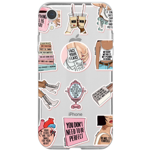 Apple iPhone Xr Everything will be okay Transparent Silicone TPU Θήκη