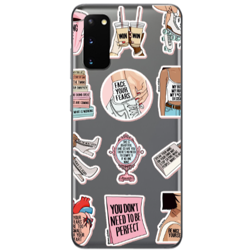 Samsung S20 Everything will be okay Transparent Silicone TPU Θήκη