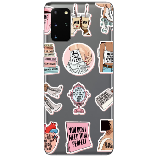 Samsung S20 Plus Everything will be okay Transparent Silicone TPU Θήκη