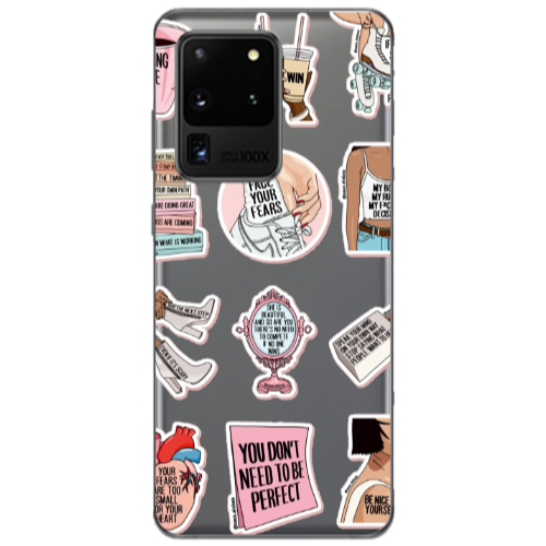 Samsung S20 Ultra Everything will be okay Transparent Silicone TPU Θήκη