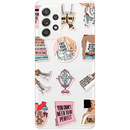Samsung A33 Everything will be okay Transparent Silicone TPU Θήκη