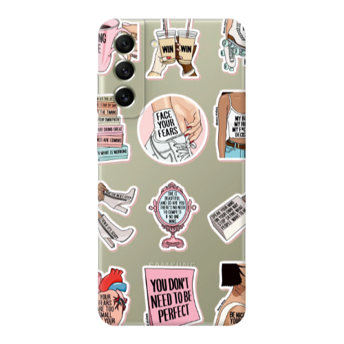 Samsung S22 Everything will be okay Transparent Silicone TPU Θήκη