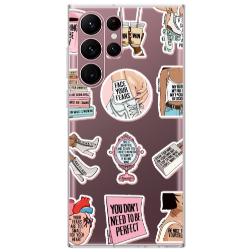 Samsung S22 Ultra Everything will be okay Transparent Silicone TPU Θήκη