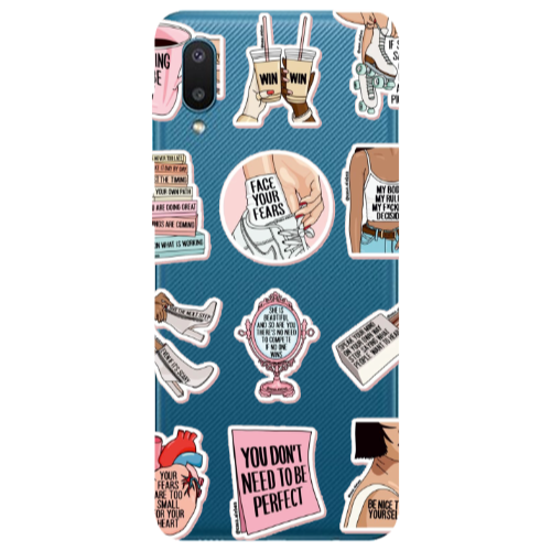 Samsung A02 Everything will be okay Transparent Silicone TPU Θήκη