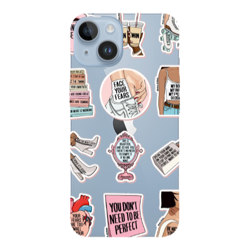 Apple iPhone 14  Everything will be okay Transparent Silicone TPU Θήκη