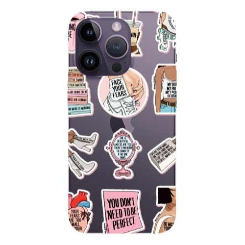 Apple iPhone 14 Pro Max Everything will be okay Transparent Silicone TPU Θήκη