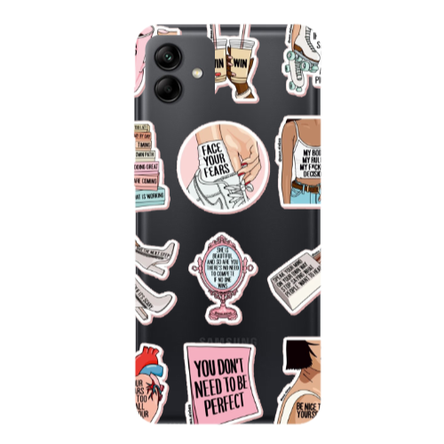 Samsung A04 Everything will be okay Transparent Silicone TPU Θήκη